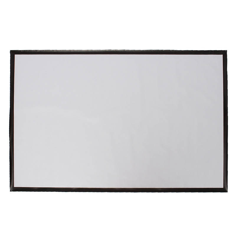 100 Inch Projector Screen 16:9 221cm x 125cm Projector Accessories Fabric Material Matte White