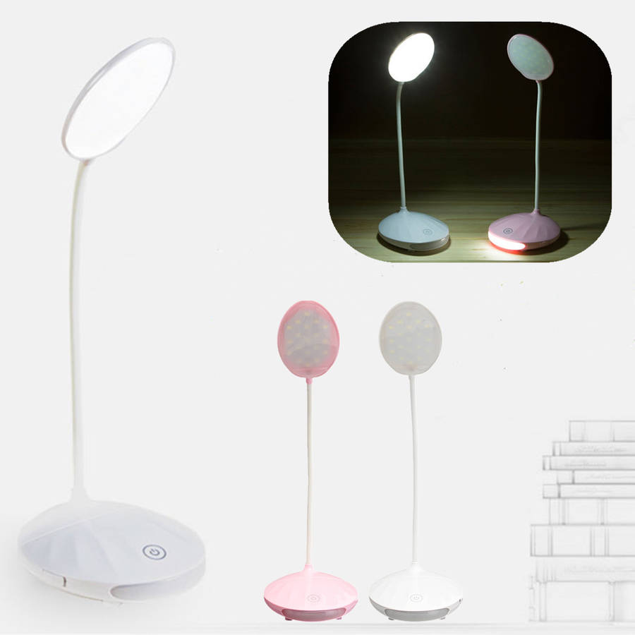 Adjustable Rechargeable Dimmable Touch Sensor LED Reading Night Table Light Desk Lamp