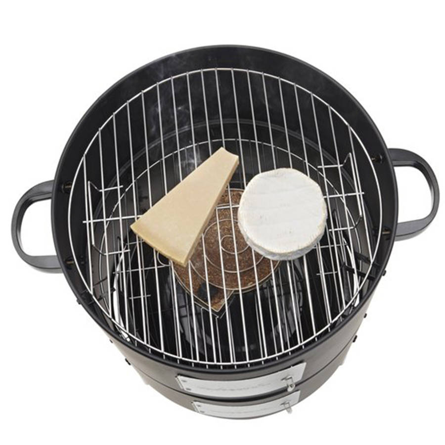 Stainless Steel Wood Chips Grill Basket Smoker Picnic BBQ Cold Smoking Generator Tray