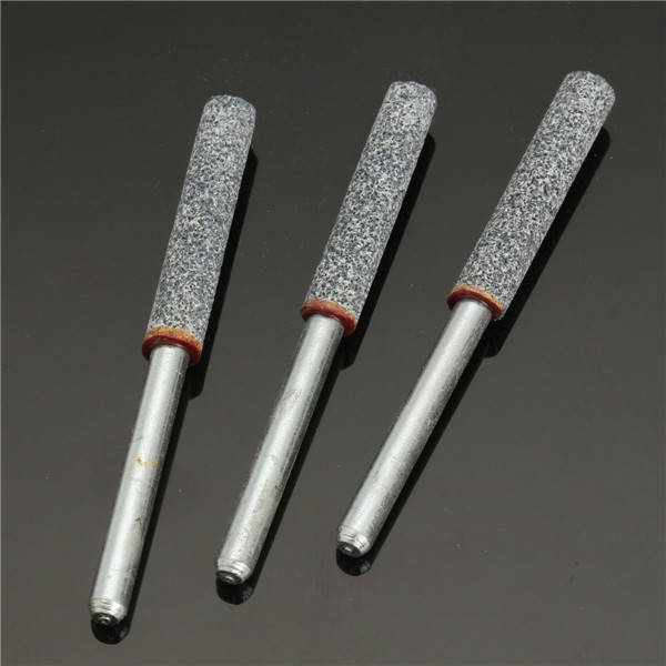 3pcs 3/16 Inch Chain Saw Sharpening Grinding Stones Set