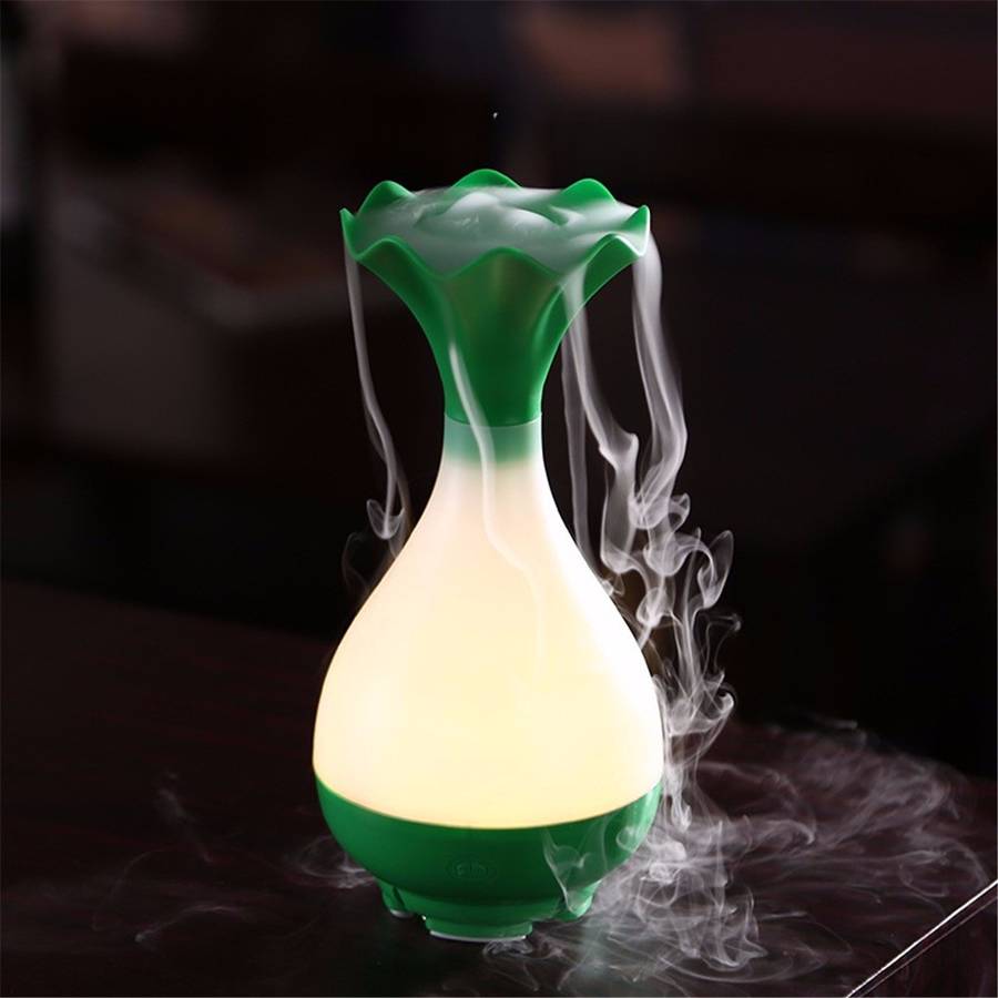 Jade Vase USB Humidifier Ultrasonic Aromatherapy Diffusers Spray Mist Air Purifier