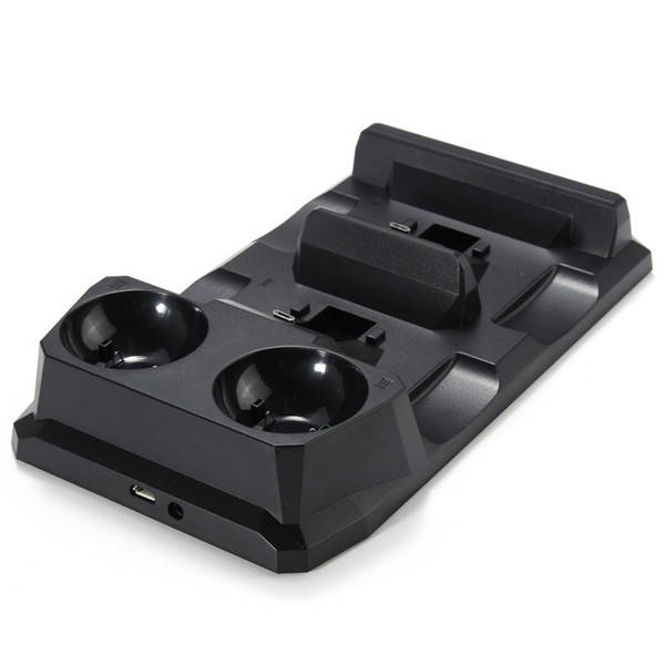 4 In 1 Controller Charger Dock Station Stand For Play Station PS4 PSVR VR Move