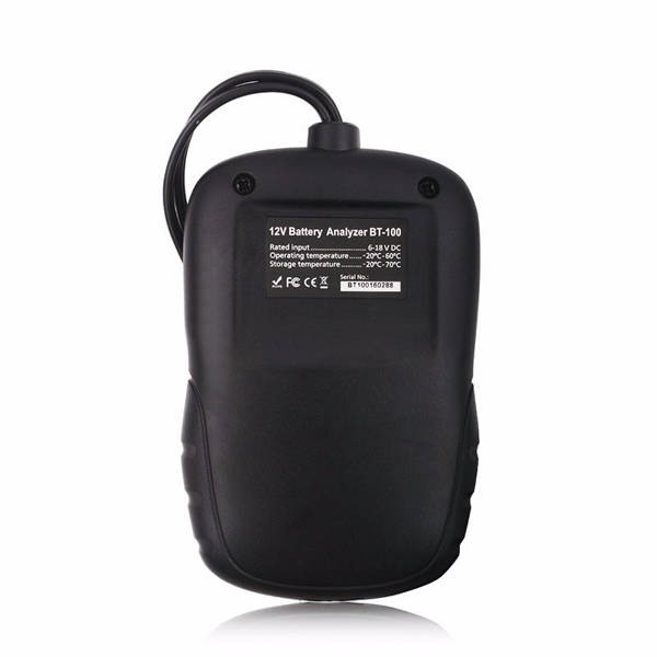 FOXWELL BT100 12V Car Digital Battery Tester Analyzer For Flooded, AGM, GEL