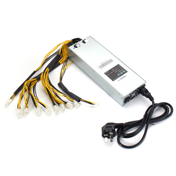176-264V 1600W Mining Rig Mining Power Supply Mining Machine AntMiner APW3-12-1600 PSU