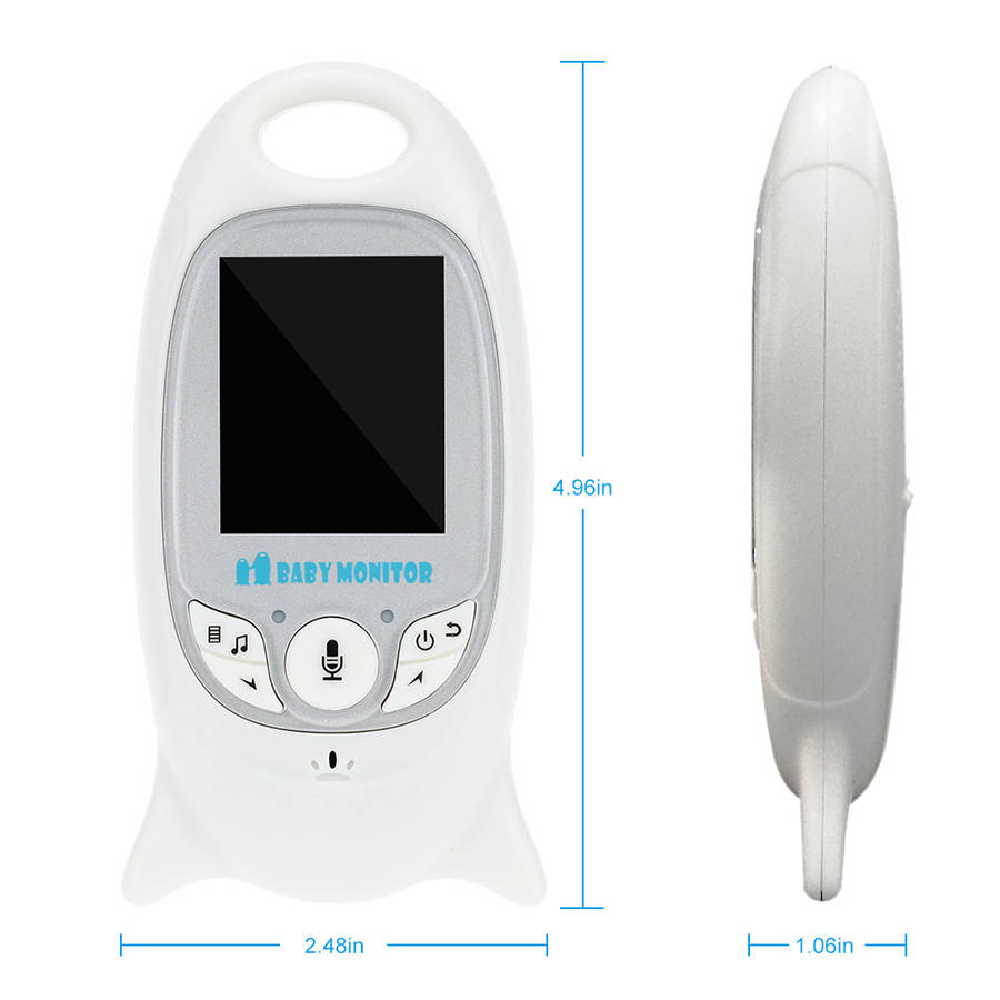 Vvcare VB601 2.4G Wireless Baby Monitor 2 inch Electronic Babysitter Nanny Security Camera Two-way A