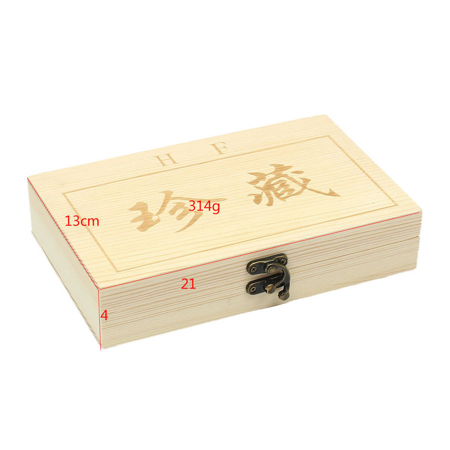 Wood Coins Display Storage Box for Slab Certified Coin With 50Pcs Capsules