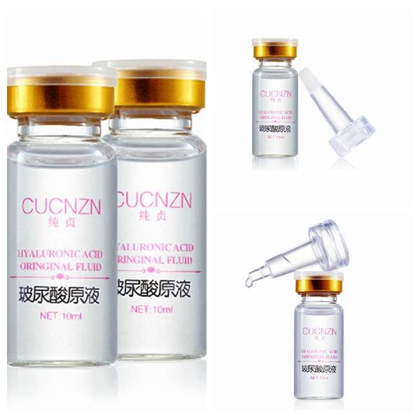 4Pcs CUCNZN Pure Hyaluronic Acid Liquid Face Skin Care Lotion