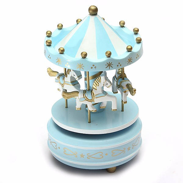 4 X Kids Carousel Music Box Merry Go Round Musical Devolopment Toys Room Decor