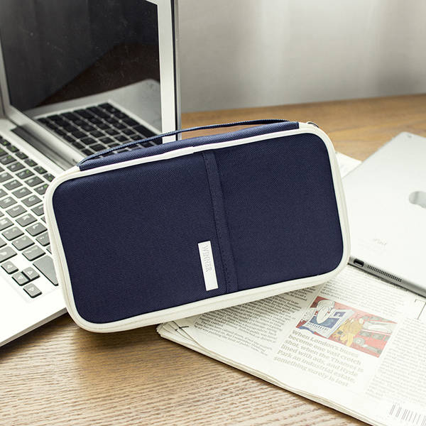Large Capacity Men Women Travel Passport Holder Organizer Cover ID Card Bag Passport Wallet