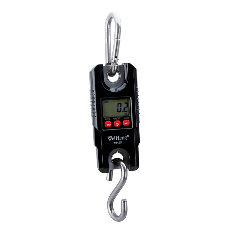 WH-C300 Mini 300Kg 100g Heavy Duty Hook Hanging Electronic Digital Scale Crane Weight Scale