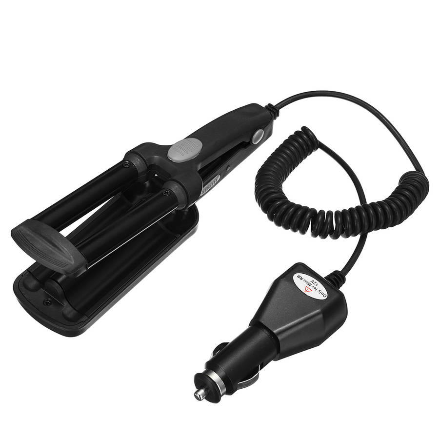 12V Electric Hair Curler Car Travel Iron Curling Waver Wave Curl Ceramic Machine