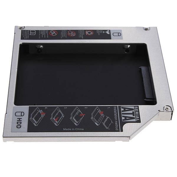 SATA to IDE 2nd HDD Hard Drive Caddy For 12.7mm Universal CD DVD-ROM
