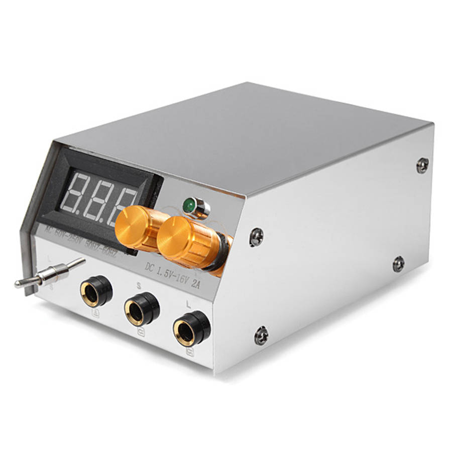 LCD Digital Dual Flat Tattoo Power Supply