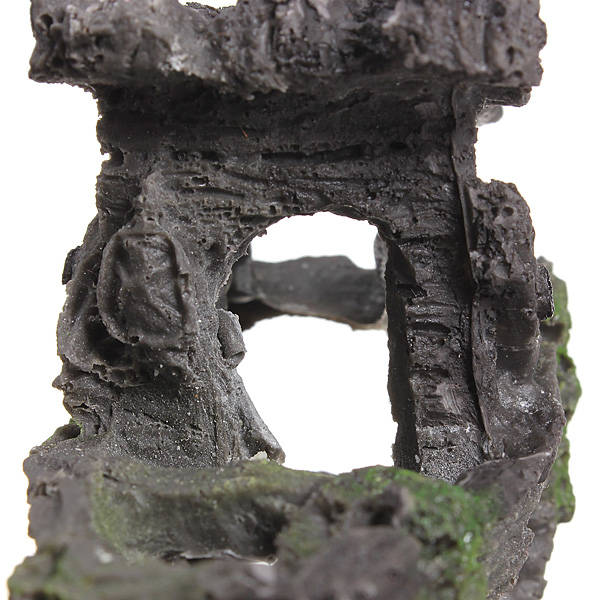 Aquarium Fish Tank Rock Shipwrecks Hiding Cave Landscape Decor