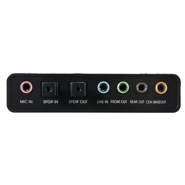 USB 5.1 Channel External Optical Audio Sound Card Adapter for Laptop Notebook PC : Perfect Timing