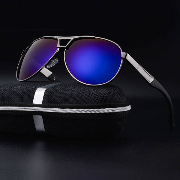 Mens Summer HD Polarized Sunglasses Vintage Outdoor Anti-UV Driving Goggle