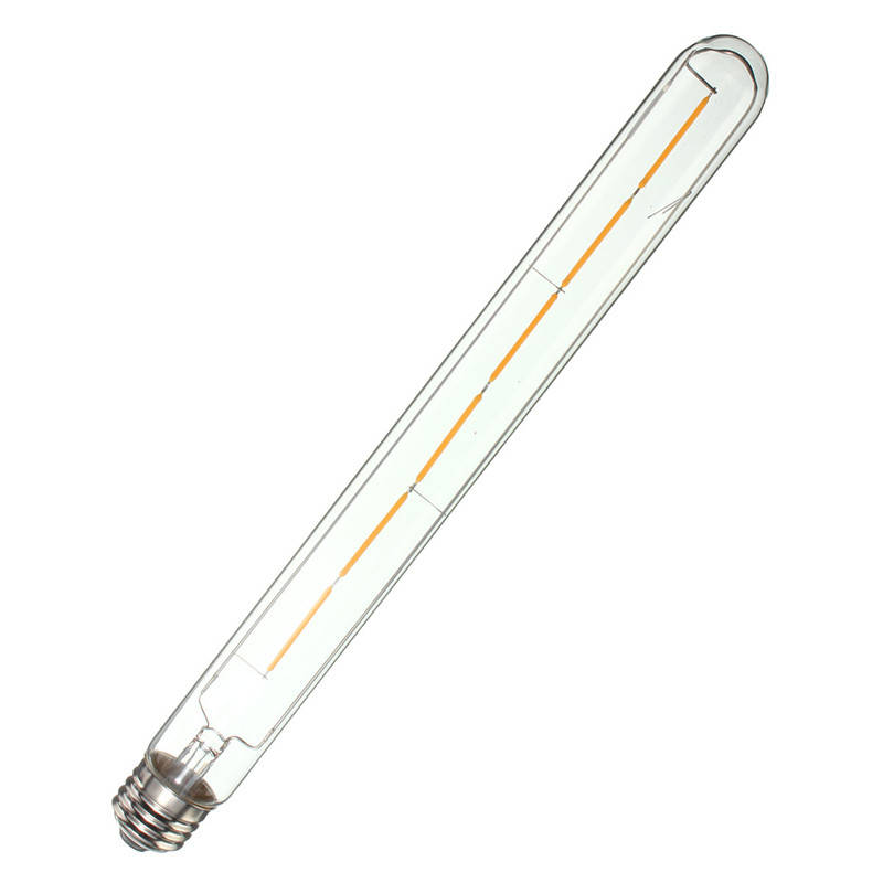 Dimmable 300mm T30 E27 E26 6W Warm White COB Retro Edison Light Lamp Bulb AC110V AC220V