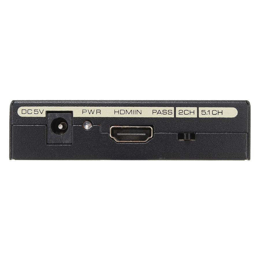 HDMI to HDMI and Optical SPDIF RCA L/R 1080P 5.1CH Audio Extractor Converter