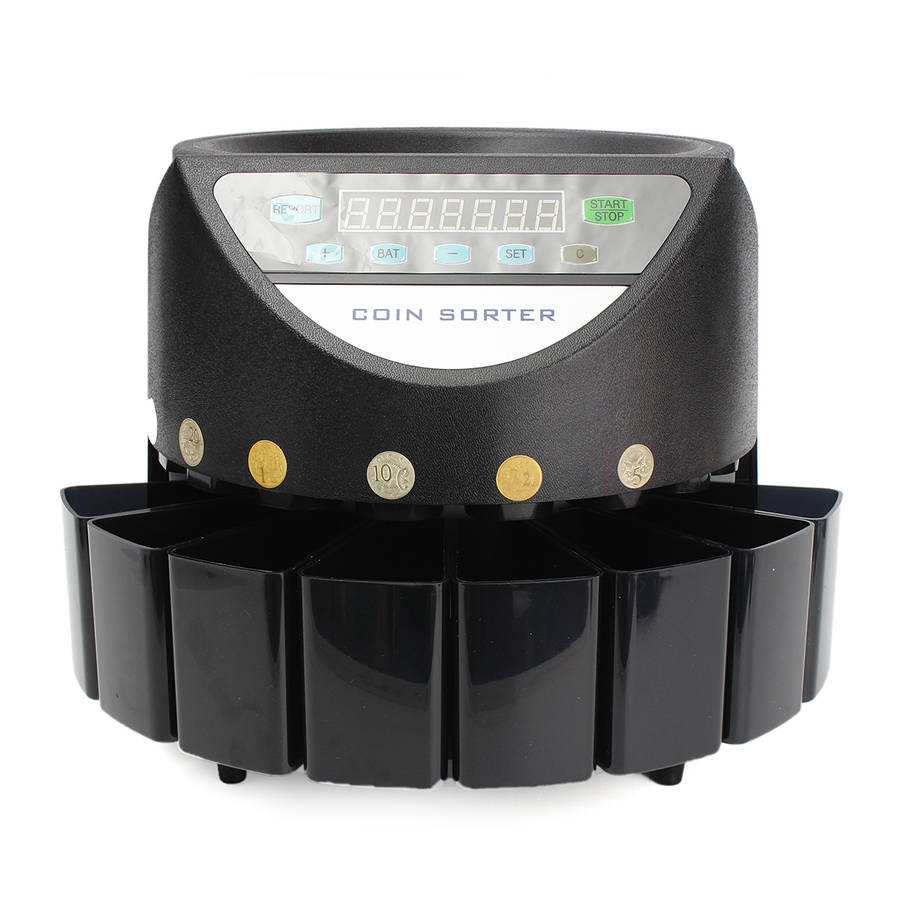 LED Display Digital Automatic Electronic Australian Coins Counter Sorter Machine