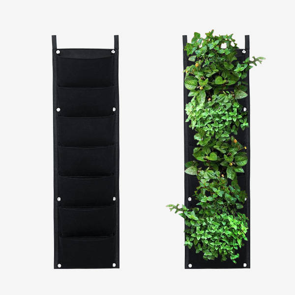 KCASA KC-BT4121 Gardening Grow Pocket Indoor Outdoor Wall Hanging Planting Storage Bag