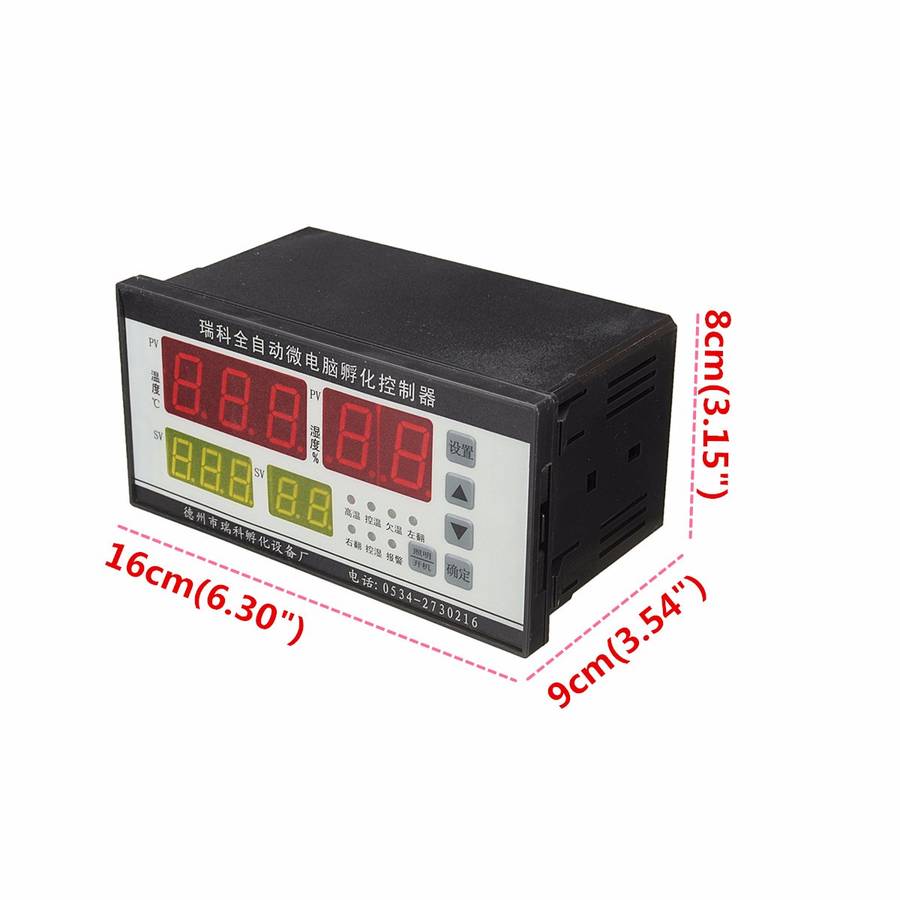 Digital Automatic Computer Incubator Controller Temperature Humidity Controller Industrial Incubator