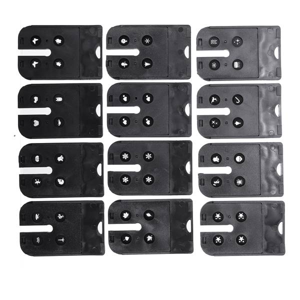 12 Patterns LED Remote RGB Laser Stage Light Festival Party DJ Disco Christmas Projector Garden