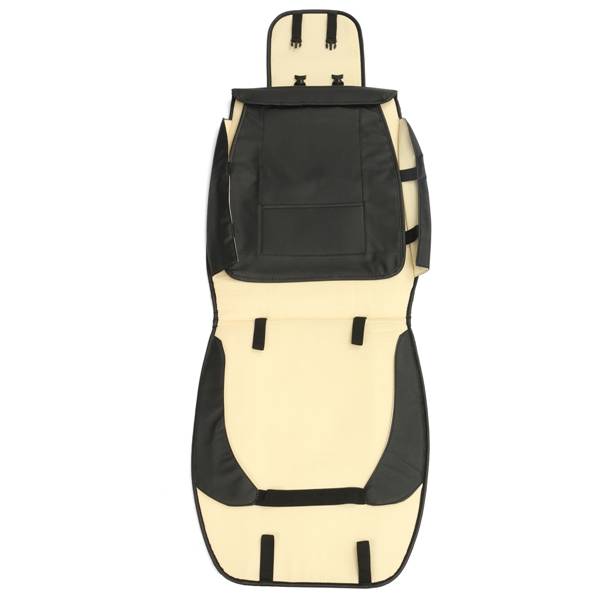 + 10pcs PU Leather Car Seat Cover 5 Seat Front and Rear Seat Cover Set Full Surround Needlework