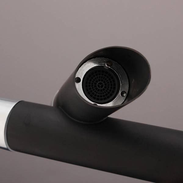 Kitchen Unique Single Handle Black Bathroom Bath Basin Sink Mixer Tap Waterfall Faucet