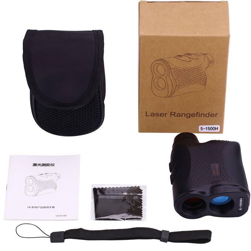 LR1500H 1500m Digital Laser Rangefinder Distance Meter Handheld Monocular Golf Hunting Range Finder