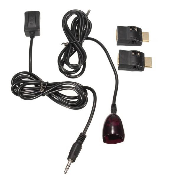 IR Extender Over HD Multimedia Interface Remote Control Adapters Receiver Transmitter Cable Kit