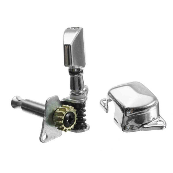 Acoustic Guitar String Semiclosed Tuning Pegs Tuners Machine Heads 3Lx3R Chrome