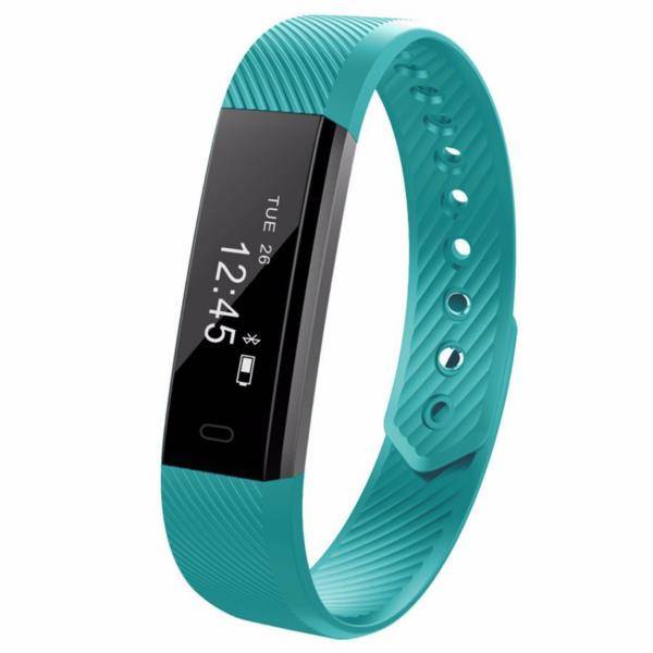 ID115HR Heart Rate Monitor Smart Bracelet Fitness Tracker Step Counter Wristband for Android IOS