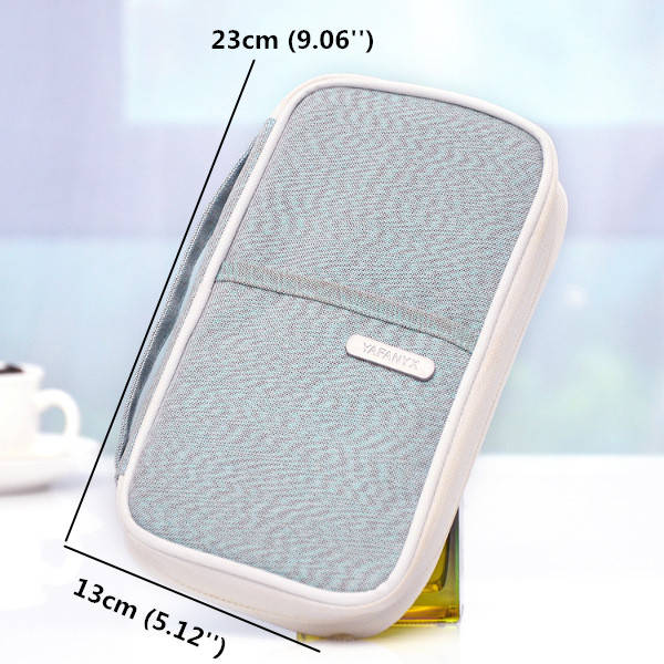 Travel Zipper Passport Bags Credit Card Holder Long Wallet Women Clutches Bags Storage Bags