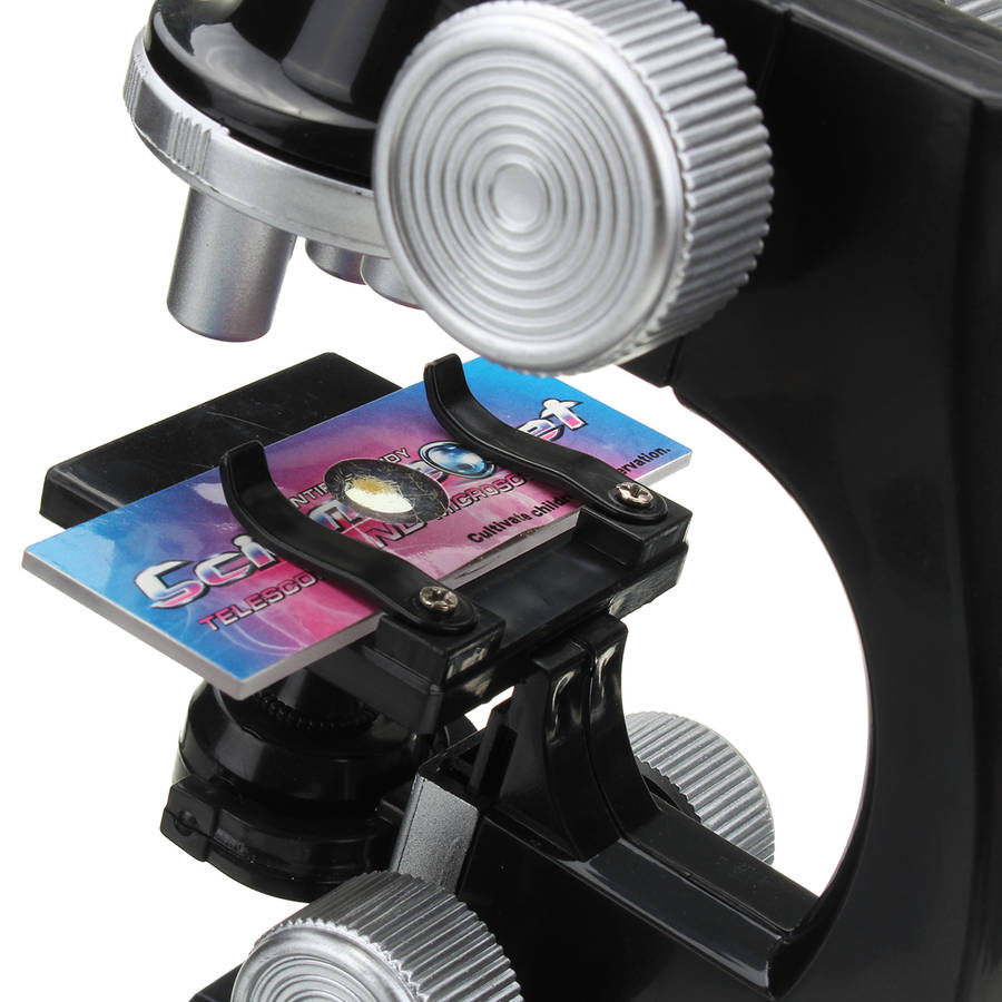 Children Microscope Kit with Light Science Lab Magnifier Educational Kids Toy Gift