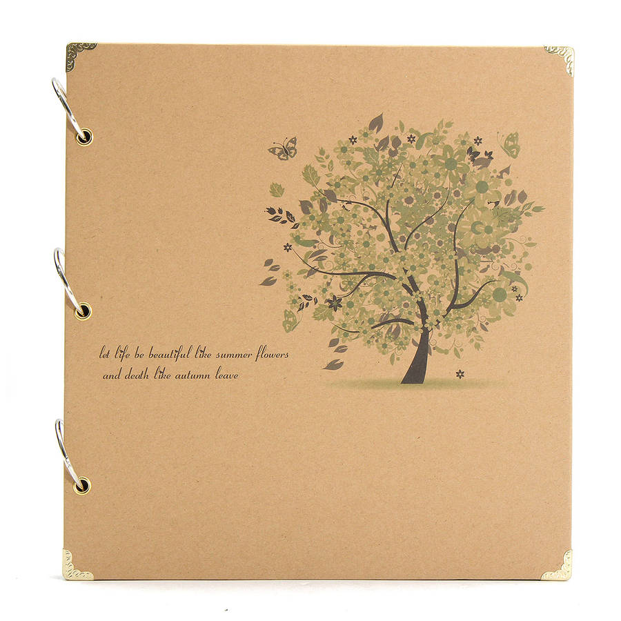 DIY Retro Photo Album Scrapbook Diary Notebook Wedding Birthday Handmade Gift
