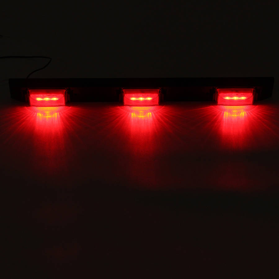 12V 43 X 4.3 cm 9pcs LED Car Rear Brake Tail Light Warning Stop Lamp for Trucks and Trailers