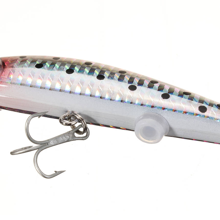 ZANLURE 1pc 12.5cm 40g USB Rechargeable Swimbait Twitching LED Fishing Lure Lifelike Hard Bait