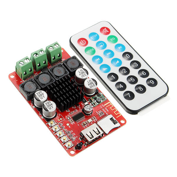 SANWU HF183 TPA3116 2X50W Digital Wireless Bluetooth Receiver Module Amplifier Board U Disk TF Car