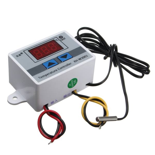 3pcs XH-W3001 220V 10A Digital Display LED Temperature Controller With Thermostat Control Switch Pro
