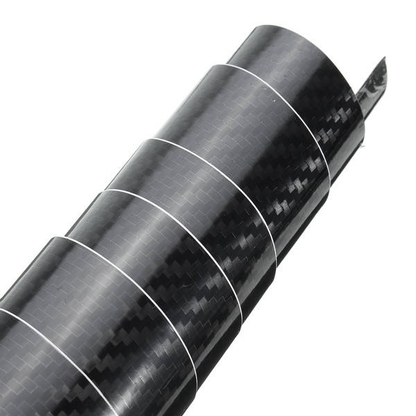 15cmx150cm 5D Carbon Fiber Vinyl Film Car Sticker Shinny Gloss Wrap Decal