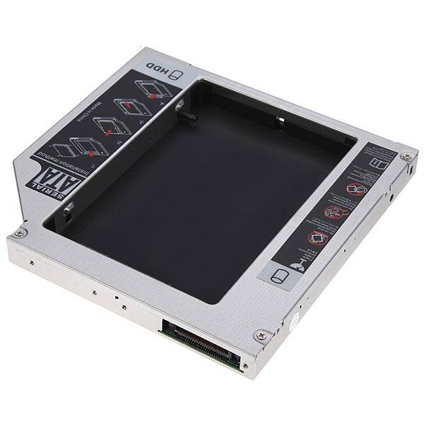 SATA to IDE 2nd HDD Hard Drive Caddy For 12.7mm Universal CD DVD-ROM