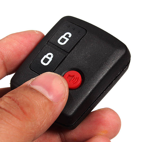 3 Buttons Black Remote Key Shell Case for Ford Territory Wagon