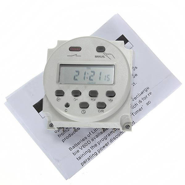 DC 12V Mini LCD Digital Microcomputer Control Power Timer Switch