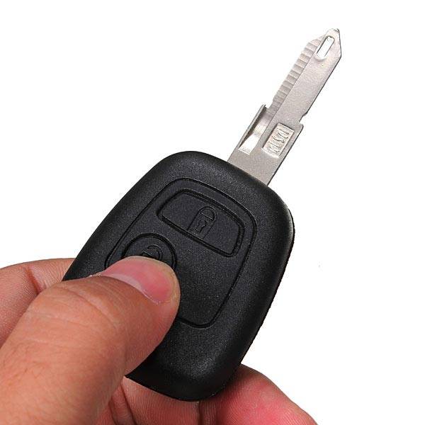 Remote Key Fob Case 2 Button Uucut Blade for Peugeot