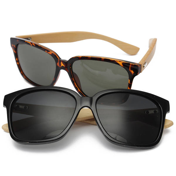 Outdoor Sports Bamboo Wood UV Sunglasses Eyeglasses Goggle