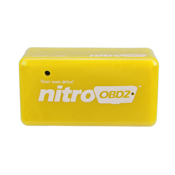 Nitro OBD2 Benzine Yellow Economy Chip Tuning Box Power Fuel Optimization Device