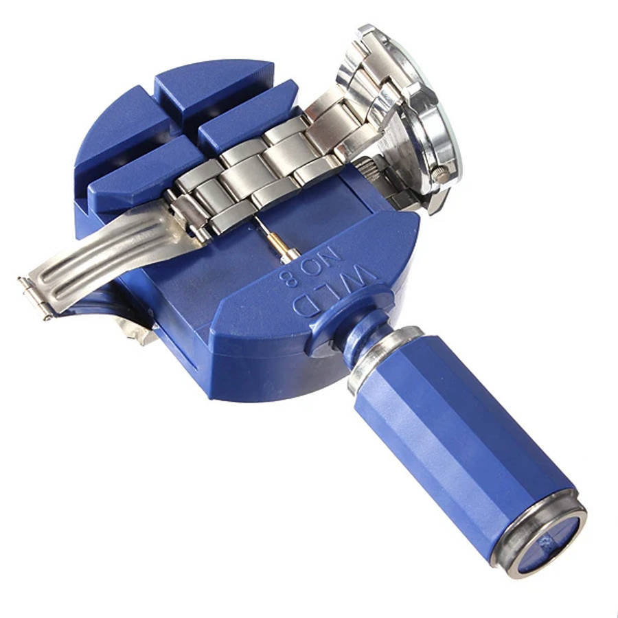 Blue Color Strap Link Remover Watch Band Adjust Repair Tool