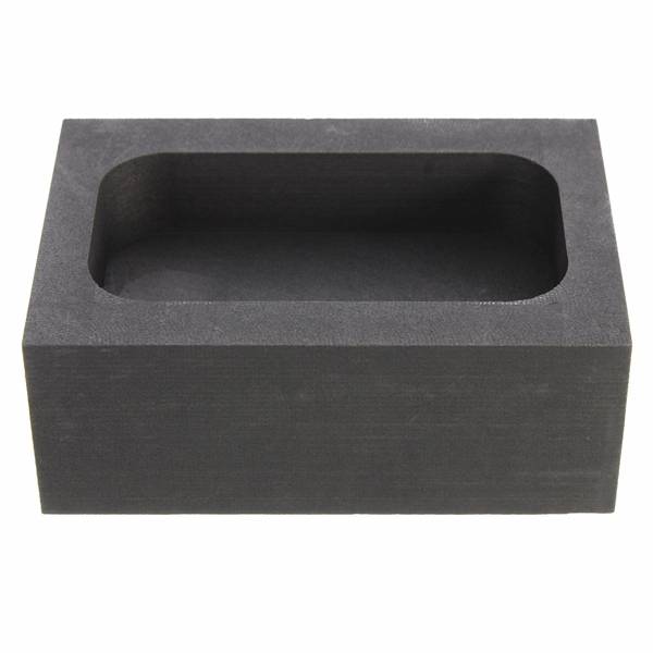 5 OZ Graphite Crucible Ingot Bar Combo Mold For Silver Gold Melting Casting