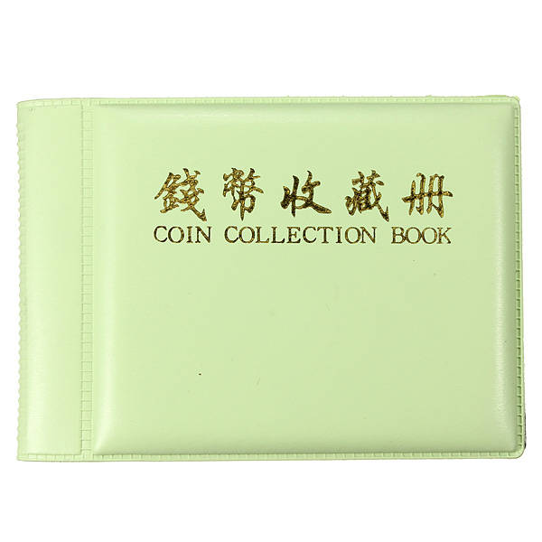 60 Coin Holders Collecting  Album Storage Penny Coins Pockets Album Book