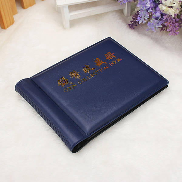 60 Coin Holders Collecting  Album Storage Penny Coins Pockets Album Book